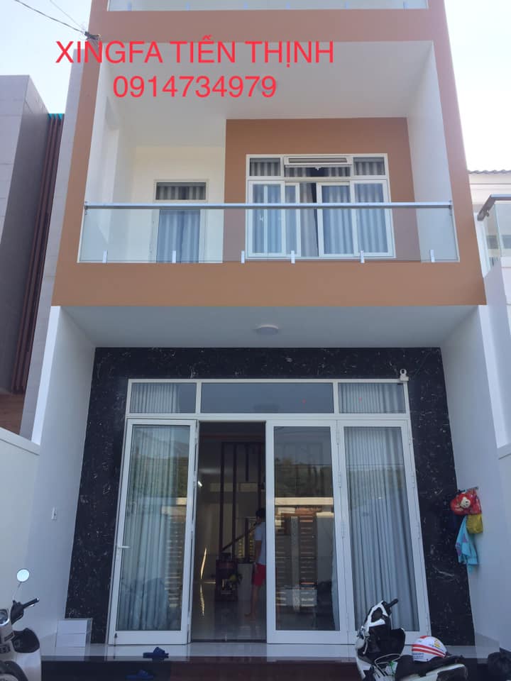 Cửa nhôm Xingfa trắng sữa 
