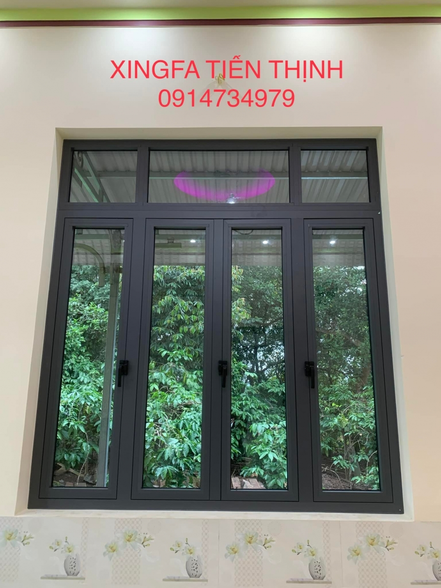 Cửa Sổ mở quay 4 cánh